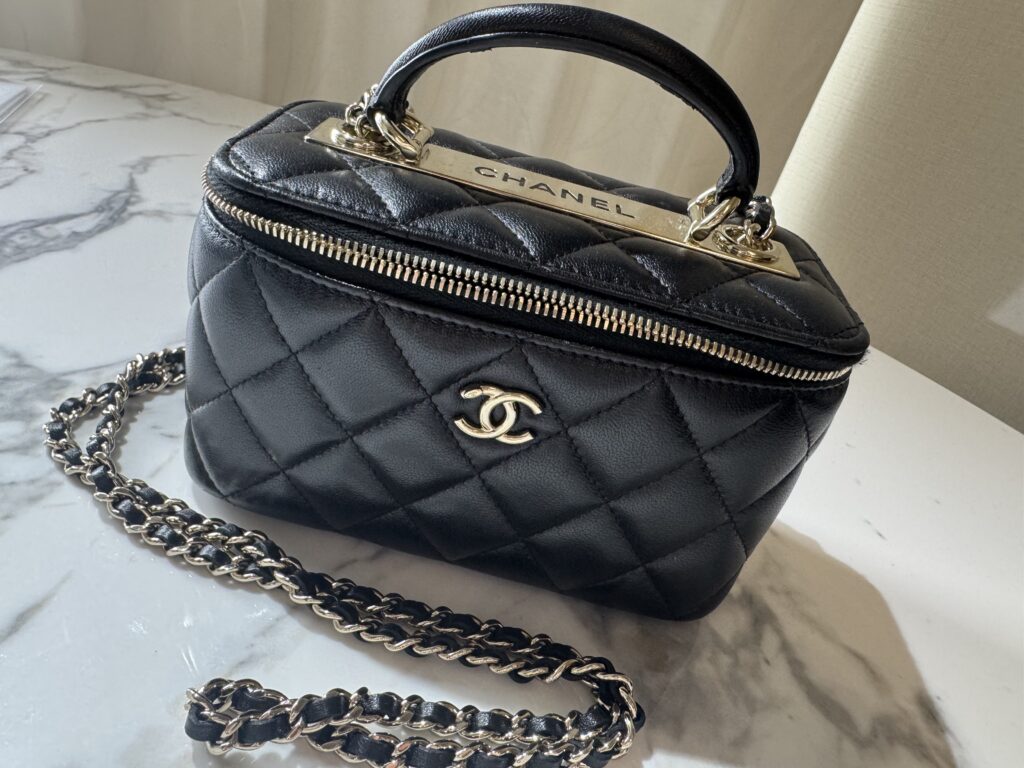 CHANELトップハンドル付きヴァニティバッグ ミロワールコート ブランド品コーティング ミロワール千葉店
