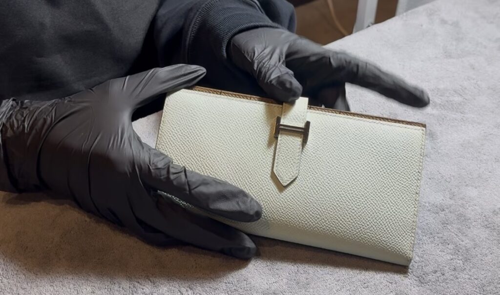HERMES 財布　べアン　コーティング　ミロワールコート　ミロワールコート千葉店